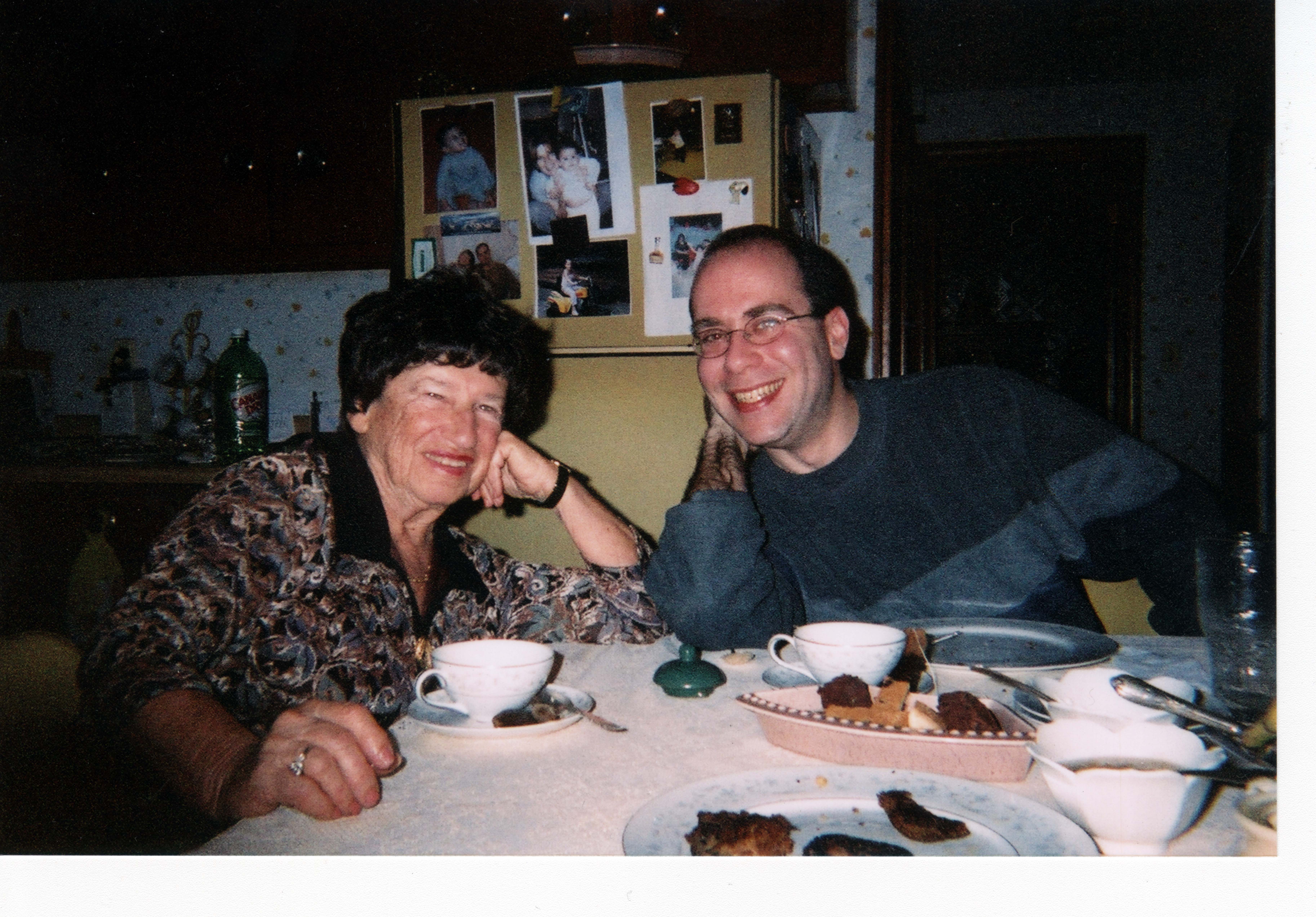Dovid Braun and Hasia Segal z"l, 1990's, West Roxbury, MA